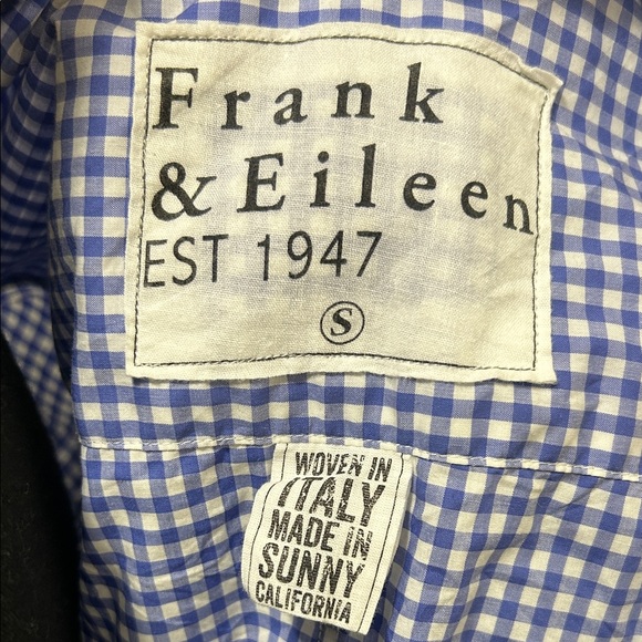 Frank & Eileen fitted button down Women’s shirt | Blue White | S - Picture 3 of 10